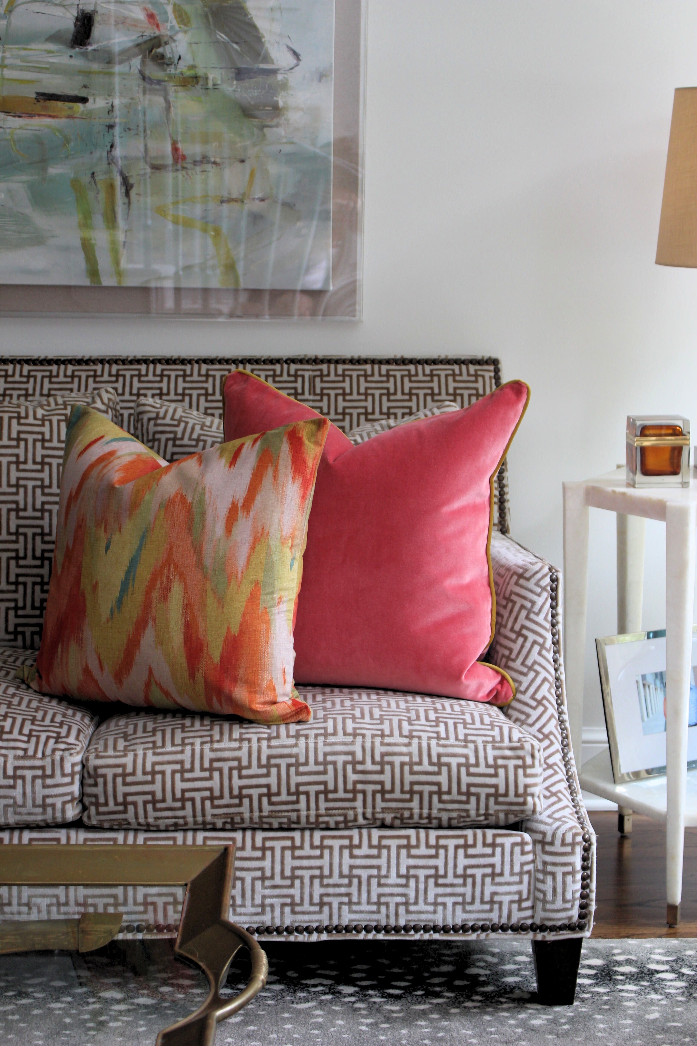 Libby - Coral/Brass